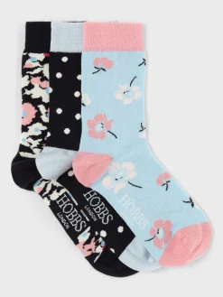 Best Hobbs Floral Sock Set Blue Multi