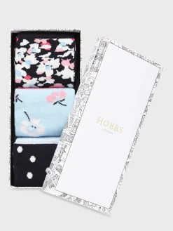 Best Hobbs Floral Sock Set Blue Multi