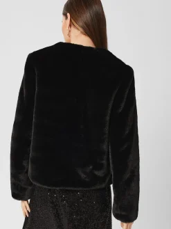 Best Hobbs Florence Fur Coat Black