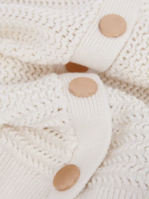 Best Sale Hobbs Florentina Cotton Cardigan Ivory
