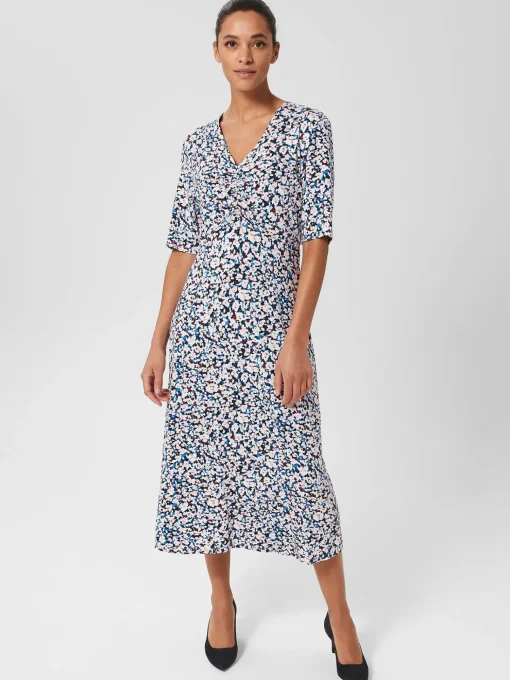 Flash Sale Hobbs Frankie Dress Navy Multi