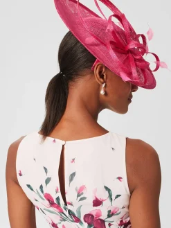New Hobbs Freya Fascinator Bright Pink