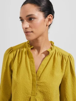 New Hobbs Gabriella Blouse Light Olive