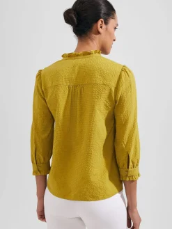 New Hobbs Gabriella Blouse Light Olive