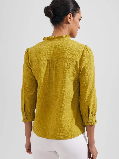New Hobbs Gabriella Blouse Light Olive
