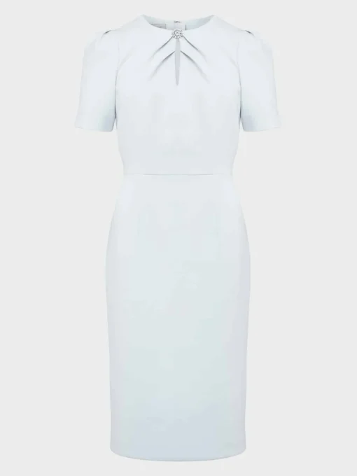 Shop Hobbs Gabrielle Shift Dress Pale Blue