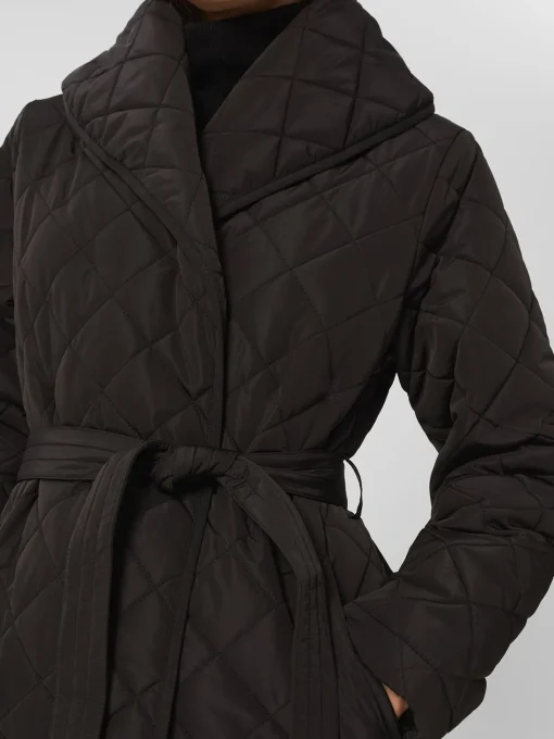 Store Hobbs Gaby Quilted Coat Black