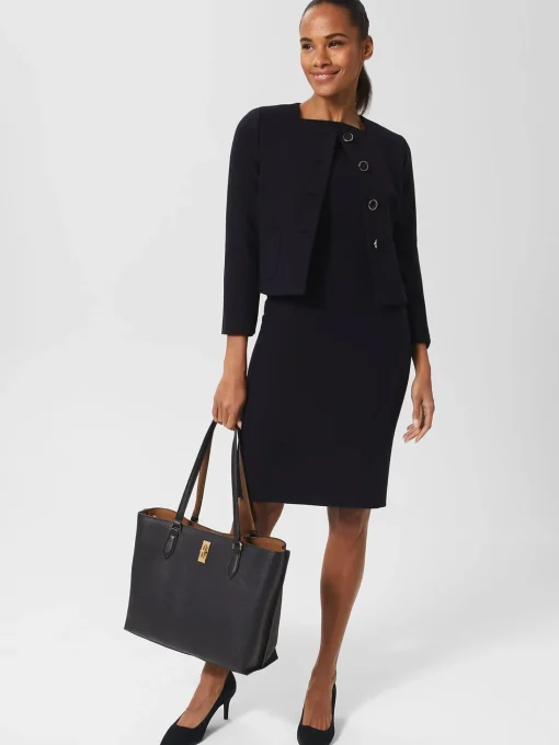 Clearance Hobbs Georgie Dress Navy