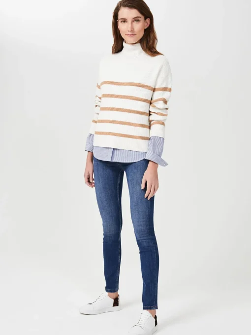 Cheap Hobbs Gia Sculpting Jean With Stretch Mid Wash