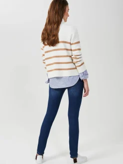 Cheap Hobbs Gia Sculpting Jean With Stretch Mid Wash