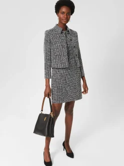 Shop Hobbs Gina Jacket Navy Ivory