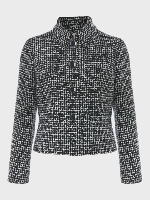 Shop Hobbs Gina Jacket Navy Ivory
