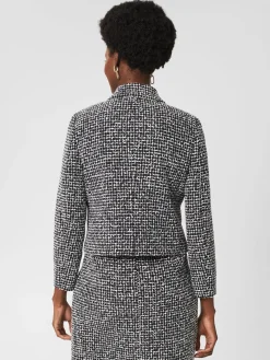 Shop Hobbs Gina Jacket Navy Ivory