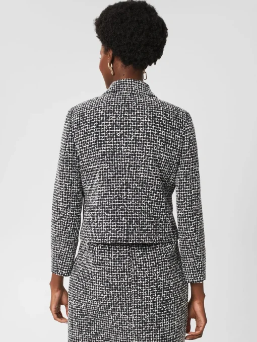 Shop Hobbs Gina Jacket Navy Ivory