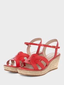 Hot Hobbs Grace Espadrille Flame Red