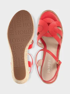 Hot Hobbs Grace Espadrille Flame Red