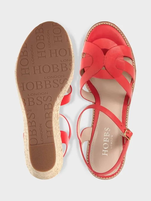 Hot Hobbs Grace Espadrille Flame Red