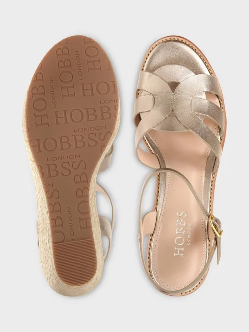 Sale Hobbs Grace Espadrille Gold