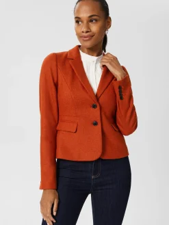 Outlet Hobbs Hackness Wool Jacket Orange