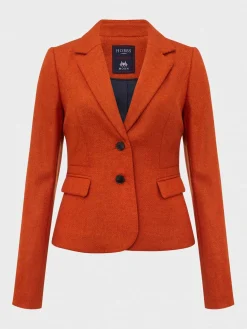Outlet Hobbs Hackness Wool Jacket Orange