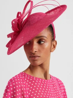 Sale Hobbs Harriet Fascinator Bright Pink