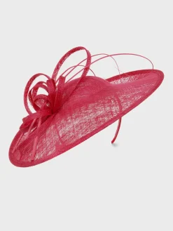 Sale Hobbs Harriet Fascinator Bright Pink