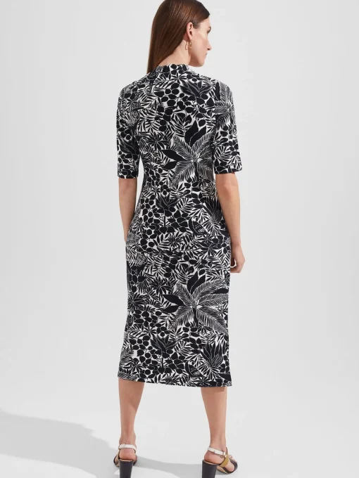 Fashion Hobbs Hatty Jersey Dress Navy Ivory