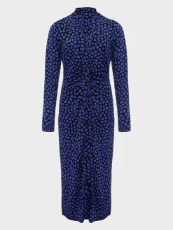 Cheap Hobbs Hatty Jersey Dress Black Blue