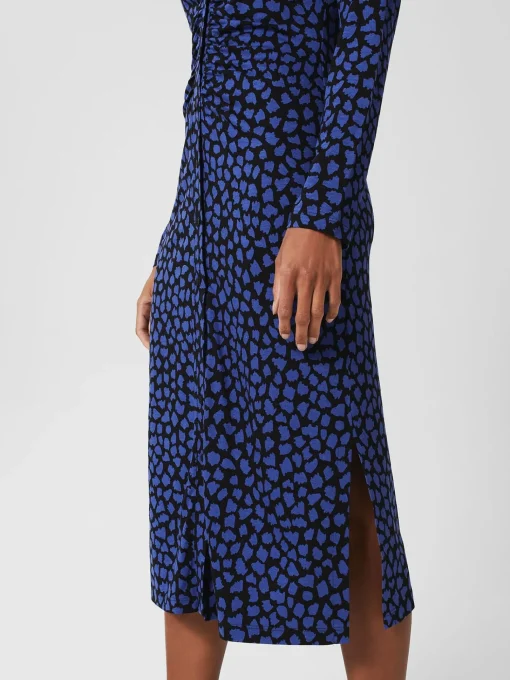 Cheap Hobbs Hatty Jersey Dress Black Blue