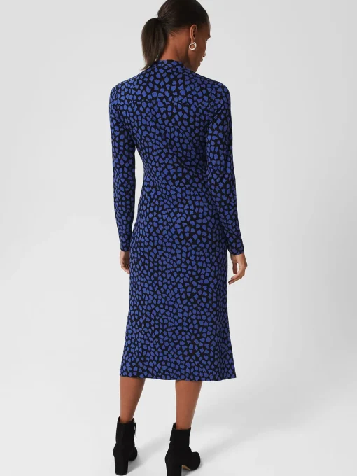 Cheap Hobbs Hatty Jersey Dress Black Blue