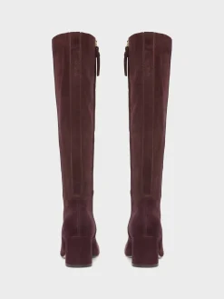 Cheap Hobbs Imogen Long Boot Aubergine