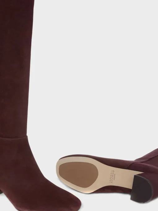 Cheap Hobbs Imogen Long Boot Aubergine