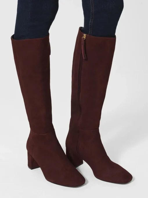 Cheap Hobbs Imogen Long Boot Aubergine