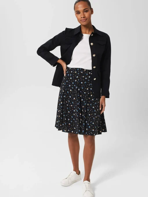Best Hobbs Inez Skirt Navy Multi