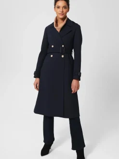 Shop Hobbs Isabelle Trench Navy