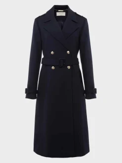 Shop Hobbs Isabelle Trench Navy