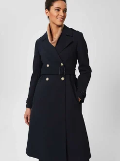 Shop Hobbs Isabelle Trench Navy