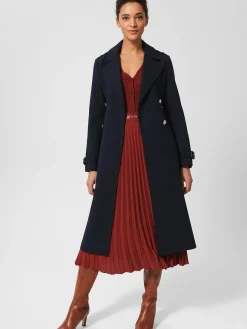 Shop Hobbs Isabelle Trench Navy