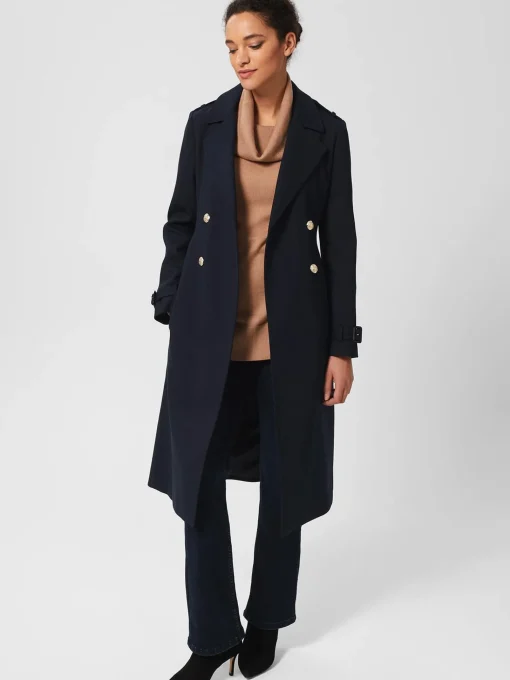 Shop Hobbs Isabelle Trench Navy