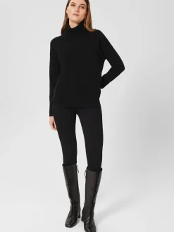 New Hobbs Issy Knee Boot Black
