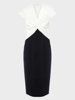 Flash Sale Hobbs Jaci Dress Ivory Navy