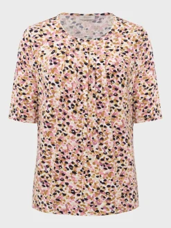 Clearance Hobbs Jacqueline Print Top Ivory Multi