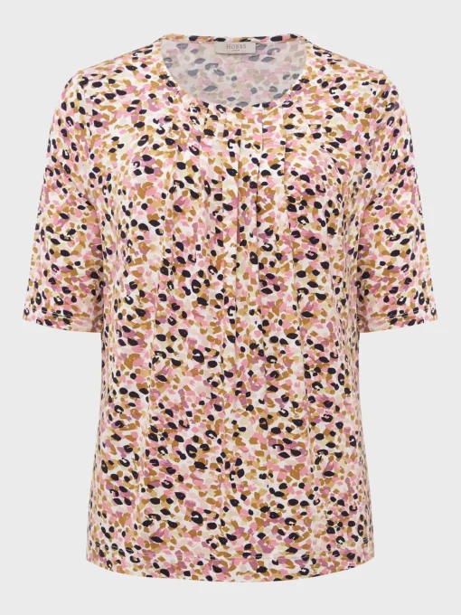 Clearance Hobbs Jacqueline Print Top Ivory Multi