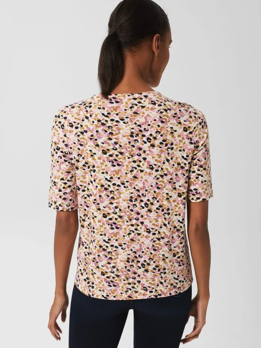 Clearance Hobbs Jacqueline Print Top Ivory Multi