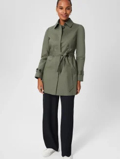 Hot Hobbs Jane Trench Orchard Green