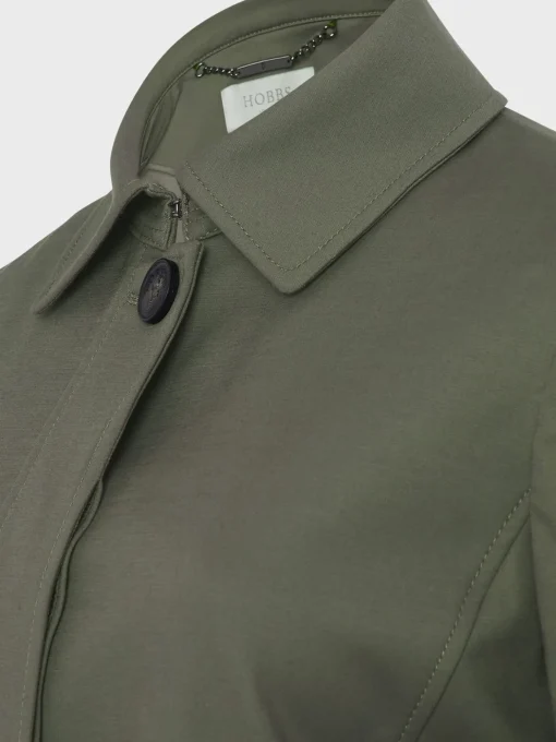 Hot Hobbs Jane Trench Orchard Green