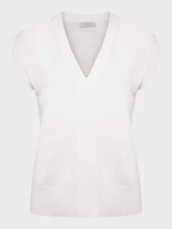 Sale Hobbs Jayde Knitted Top Ivory