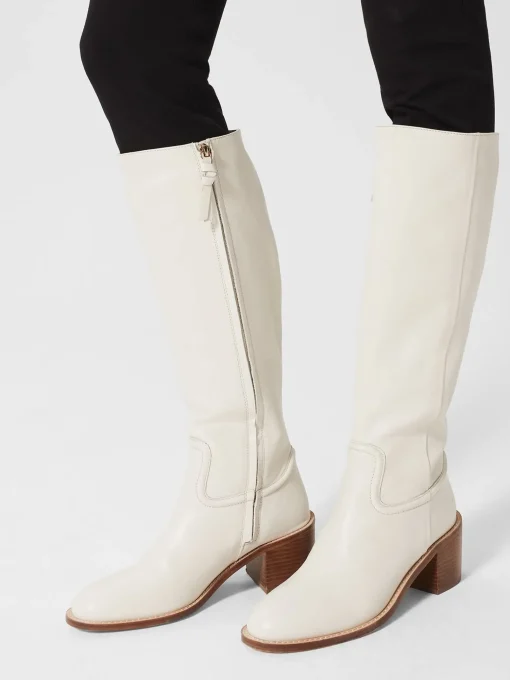 Flash Sale Hobbs Jenn Long Boot White