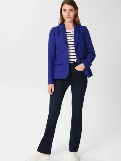 Sale Hobbs Jessica Wool Jacket Cobalt