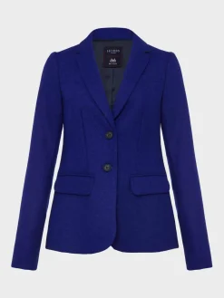 Sale Hobbs Jessica Wool Jacket Cobalt